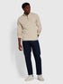 Farah Jim Half Zip Sweater Royal Blue